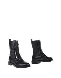 Черные Полусапоги и высокие ботинки Casadei