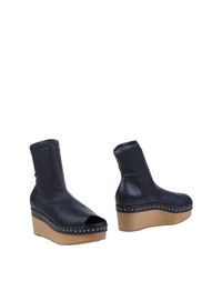 Синие Полусапоги и высокие ботинки Rick Owens