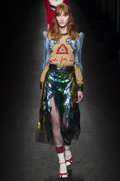 Юбка с пайетками Gucci