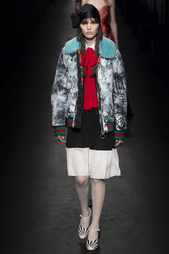Бомбер с мехом норки Gucci