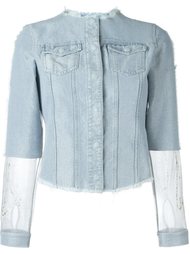 джинсовая куртка с панельным дизайном Aviù