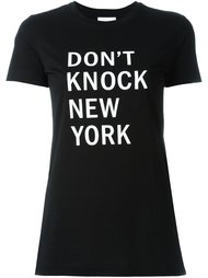 футболка с принтом слогана  DKNY
