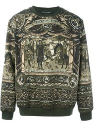 толстовка с принтом Carretto Siciliano Dolce &amp; Gabbana