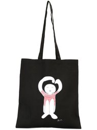 сумка-тоут с принтом логотипа  Société Anonyme