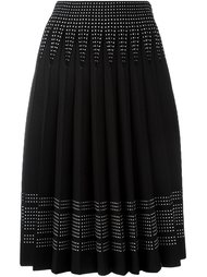плиссированная юбка А-образного кроя Alexander McQueen