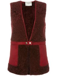 жилет из овчины Lanvin