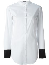 рубашка с контрастными манжетами  Jil Sander Navy