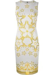 платье без рукавов с принтом 'star' Versace Collection