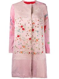 пальто с цветочной вышивкой  By Walid