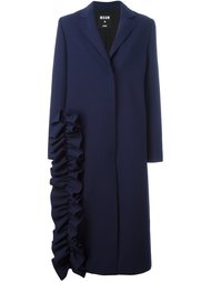 пальто с оборками MSGM