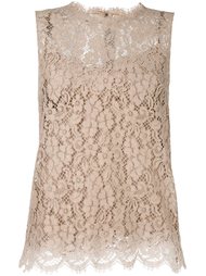 топ из цветочного кружева Dolce &amp; Gabbana