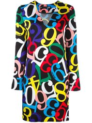 платье с V-образным вырезом Love Moschino