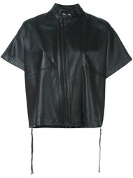 кожаная куртка с короткими рукавами Diesel Black Gold