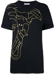 футболка с заклепками в форме звезд Versace Collection