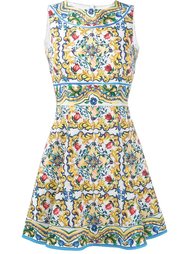 платье с принтом Majolica Dolce &amp; Gabbana