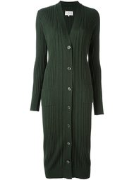 удлиненный кардиган в рубчик Maison Margiela