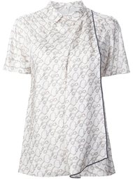 printed satin draped top 3.1 Phillip Lim