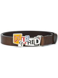ремень с пряжкой в виде логотипа Dsquared2
