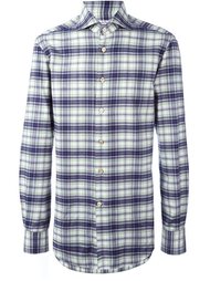 рубашка в клетку Kiton