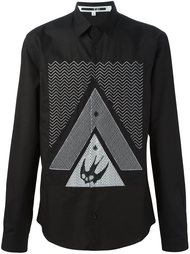 рубашка с принтом 'Swallow Glyph' McQ Alexander McQueen