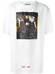 футболка с принтом 'Cut Off' Off-White