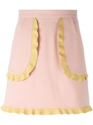 юбка с рюшами Red Valentino