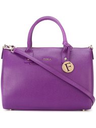 средняя сумка-тоут с бляшкой с логотипом Furla