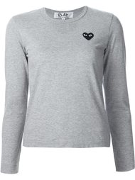 chest patch longsleeved T-shirt Comme Des Garçons Play