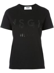 футболка с принтом-логотипом MSGM
