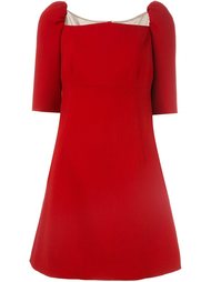платье со сборенными плечами Dolce &amp; Gabbana