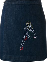 embroidered denim skirt Jour/Né