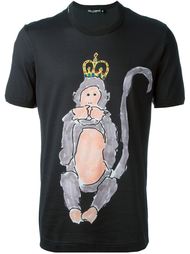 футболка с принтом обезьяны Dolce &amp; Gabbana