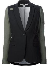 contrast sleeve blazer Veronica Beard