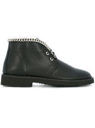 ботинки "дезерты" с цепочной отделкой Giuseppe Zanotti Design