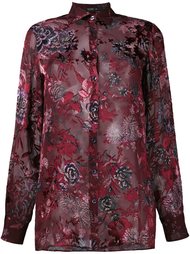 floral embroidered shirt Etro