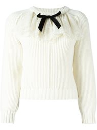 вязаная блузка с оборками  Philosophy Di Lorenzo Serafini