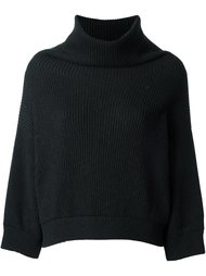 cropped turtleneck jumper Brunello Cucinelli
