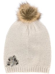 fur pom pom beanie Twin-Set