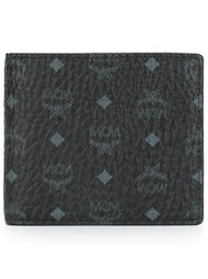 складной бумажник с принтом-логотипом MCM