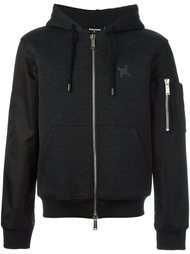 bomber sleeve hoodie Dsquared2