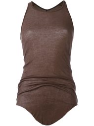 майка с закругленным подолом Rick Owens