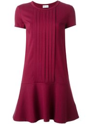 платье с плиссированной отделкой спереди Red Valentino
