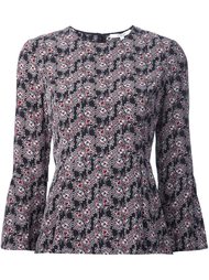 floral print flared blouse Derek Lam 10 Crosby