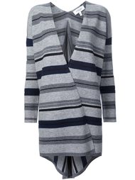 striped V-neck cardigan Derek Lam 10 Crosby