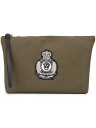 клатч с черепом Alexander McQueen