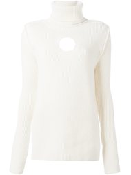 detachable neck rib knit sweater Ports 1961