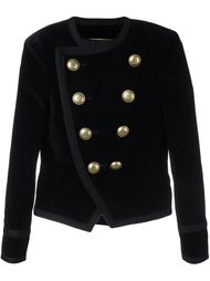 укороченный бархатный пиджак 'Spencer' Saint Laurent