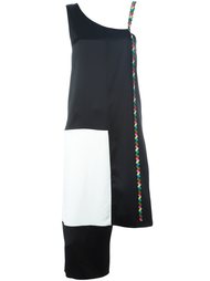 colour block asymmetric dress Ports 1961