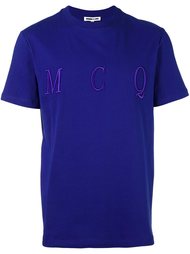 футболка с вышитым логотипом McQ Alexander McQueen