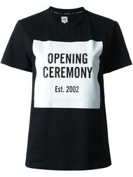 футболка с принтом логотипа  Opening Ceremony